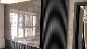 Panel Dinding WPC Motif Kayu 290 X 16 cm Anti Rayap & Anti Air Wall Panel PVC & Kayu / Dekorasi Dinding Modern/Wall Panel PVC / Wood Panel Wallpanel Kisi Kisi Kayu / Panel Dinding Motif Kayu