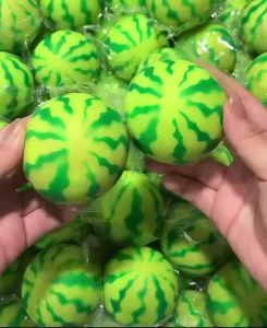 Đồ Chơi Bóp Giảm Stress Hình Dưa Hấu Giòn Tan Thủ Công Dạng Khối Tròn Quà Tặng Giảm Stress ASMR Cho Người Lớn Quà Tặng Tiệc Tùng