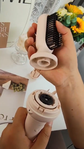 Mushroom 618 three-in-one fully automatic curling iron straightening comb 32mm big wave big curl artifact