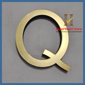 【Ready Stock】1PCS A-Z 3D 26 English Alphabet/0-9 Digital Mirror Wall Sticker Letter DIY Art Home Room Decor Decals