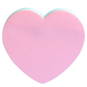 Adhesive Heart Shaped Post Its Small Size Tree Leaf Design Cute Student Stationery N times Sticky Notes Big Square Creative