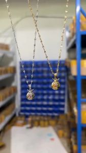 Rainbow Zircon Ladybug Necklaces For Women Animal Pendant Stainless Steel Gold Color Heart Rose Necklace Jewelry Gifts