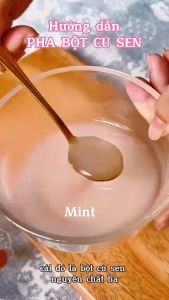 Súp Củ Sen Thực Dưỡng ( Bột Củ Sen Mix Hạt Dinh Dưỡng Trái Cây ) - Hộp 5 Set