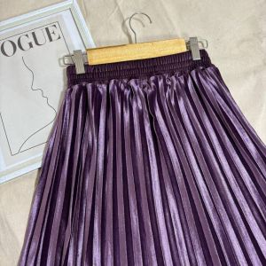 Rok plisket bludru wanita kekinian Rok bludru 7/8 terbaru dan termurah