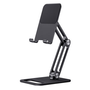 Meewoo Tablet Phone Holder Stand Multi Angle Aluminum Metal Base Adjustable Portable Phone Holder