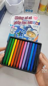 Màu Sáp Hữu Cơ chính hãng Deli Màu vẽ tự nhiên An Toàn cho trẻ không độc hại không dây bẩn - HE901/EC20000