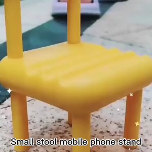 Chair Design Desktop Mobile Phone Holder Bench Cute Office Home Living Cellphone Support Stand 椅子造型手机支架