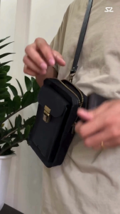 Slick Leather - Messenger Bag in Top Grain Cowhide Leather