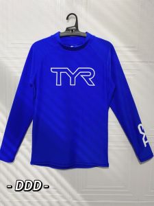TYR Long Sleeve Swimming Suit Surfing Sun Protection Top for Men And Women Adult Swimming Special Warm Nylon Casual Surfing Swimsuit