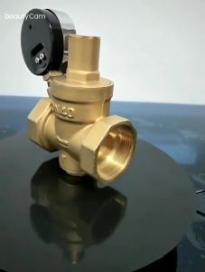 Sincecu DN15 Brass Water Pressure Reducing Maintaining Valve Regulator Adjustable Relief Valve Gauge