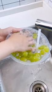 Bộ Rổ Nhựa 6 Món Kèm Chậu Đa Năng Đựng Thực Phẩm Rau Củ Quả Chất Liệu Nhựa Cao Cấp