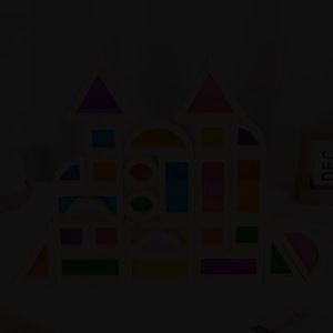 Ready Stocks - Early Education Acrylic Baby Shape Recognition Tower Building Set - 25 Pcs.