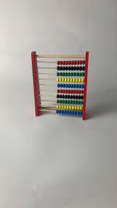 Papan Sempoa Kayu Mainan Anak/Sempoa Anak/Belajar Berhitung/Warna Warni/Matematika/Alat Belajar Ber Hitung Warna Warni Matematika Anak Wooden Abacus