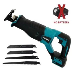 Makita | Makita Brushless Recip Saw 18V Cordless 255mm Wood Cutting Capacity 2800SPM With 4pcs Saw Blades For Makita 18V Battery