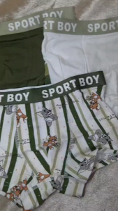 กางเกงในเด็ก tom & jerry เซ็ต4ตัวลายทอมแอนเจอรี่สีเขียว ลายไม่ซ้ำกัน ผ้า cotton (UNDERWEAR68)