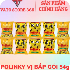Bánh snack bắp POLINKY vị bắp gói 54g