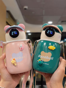 Cốc Nước Trẻ Em Bằng Thép Không Gỉ 400ml 500ml Có Van Chui Dùng Cho Trẻ Mẫu Giáo Và Tiểu Học Cốc Đựng Nước Đi Học Cho Bé Trai Và Bé Gái