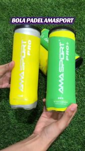 Padel Ball AMA SPORT PRO Yellow Isi 3 Tenis Bola Padel Isi 3 Yellow Original