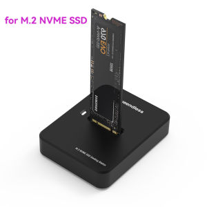 Dual Protocol M.2 NVME SATA SSD Docking Station Base External SSD Hard Disk Enclosure 10G Online Reading Writing Plug and Play