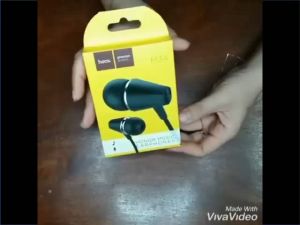 Tai nghe dây chân tròn 3.5mm chính hãng Hoco M34 Super Bass Hàng chính hãng