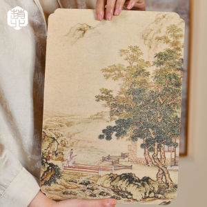 Bàn Trải Bút Chì Bằng Vải Lông Cừu Hai Mặt Phong Cách Trung Hoa Cổ Điển Bảo Vệ Bàn Làm Việc Đồ Dùng Văn Phòng Phẩm