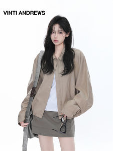 American Vintage Collar Loose Jacket