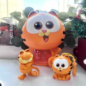 Studio Authentic Garfield Movie Surrounding Garfield Shaped Cup Popcorn Bucket Water Cup Cute Doll Cup