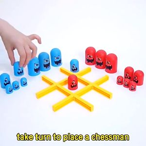 ✈️Fast Shipping✈️ Tic Tac Toe Big Eat Board Game Parent-Child Interative Table Fun Game Developing Intelligence Game