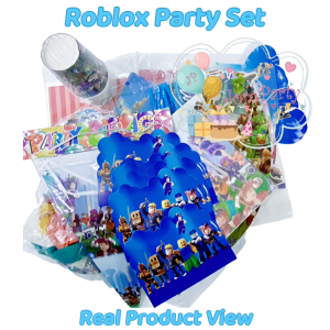 JomParty Robux Roblox Happy Birthday Banner Balloon Decoration Game Theme Belon Hari Jadi Tema Game Anak Viral Terkini
