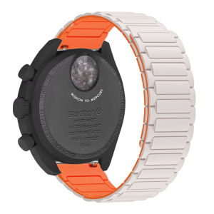 ซิลิโคนแม่เหล็กสําหรับ Omega X Swatch Joint MoonSwatch สายรัดข้อมือสร้อยข้อมือ Correa สําหรับ MoonSwatch 20 มม.กีฬา Band