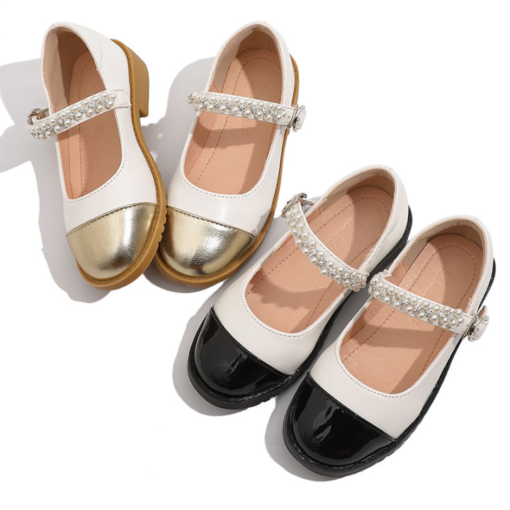 Girls Dress Shoes Girls Mary Jane Shoes Princess Ballet Flats Flower