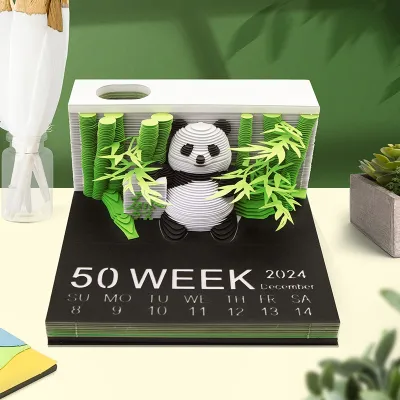 Palace Cultural 3D Paper Cut Tearable Desk Calendar 2026 Year