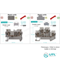 UTL Utility Terminal Block End Plate Phoenix Contact Weidmuller. 