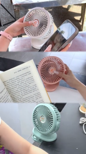Small fan desktop vertical fan 15000mAh charging model multifunctional USB rotating fan clip fan wall mounted baby stroller clip fan
