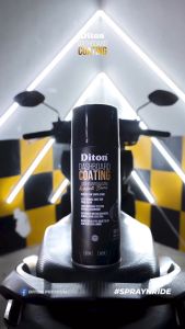 Diton Dashboard Coating 9800 Original Black Dashboard Kusam Kembali Baru Matt Black 400ml