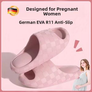 MONLEYTA | German Anti-Slip Bathroom Slippers Indoor Home EVA Silent Smell Resistant Bathing Couples Slippers Simple Style Summer Home Slippers