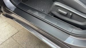 9Pcs Print carbon pijakan mobil Honda jazz sticker pelindung pijakan pintu bagasi