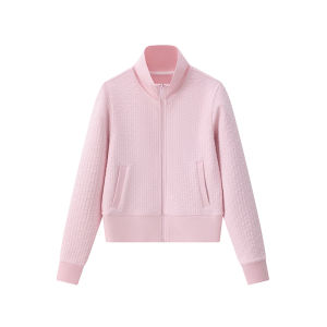 JOLLY BEAN | Girls Textured Stand Collar Casual Sporty Set