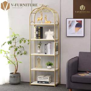 Kệ lồng chim vuông mặt gỗ MDF khung kim loại sơn tĩnh điện đựng túi phụ kiện và nhiều món đồ khác sang trọng hiện đại