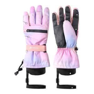 FYOUGA | Waterproof Insulated Touchscreen Ski Gloves with Wrist Support