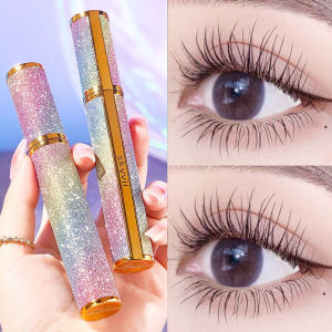 Skyvii Starry Eyelash Mascara Lengthening Volumizing Sweatproof Long-lasting Clear Definition Single Head