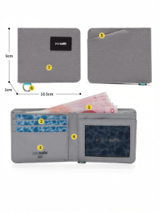 Pacsafe | RFID Blocking Small Simple Wallet
