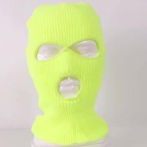 3-Hole Knit Winter Thermal Cycling Face Mask Neck Protection Head Cover for Outdoor Skiing Sports