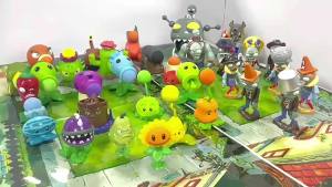 Plants VS Zombies 2 Cactus Peashooter Coconut Cannon A.K.E.E Toy Set 6 Style Game Figures Soft Silicone Zombie Birthday Gift Toy