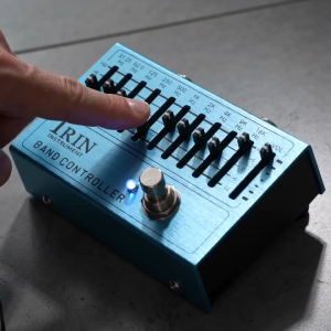 IRIN 10-Band EQ Guitar Effect Pedal Mini Guitar Equalizer with True Bypass for Guitar Bass Aluminum Alloy Body - BAND CONTROLLER