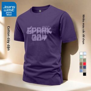 Jeanswest | Áo Thun Tay Ngắn Cotton Cho Mùa Hè Mặc Thường Ngày
