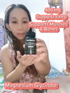 Magnesium Glycinate 400 mg Assist sleep Dietary Supplement for Muscle Heart Nerve and Bone Support 60 Capsules