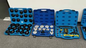Heavy Duty Truck Ball Joint Separator Puller C-Frame Screw Press Tool for Steering Suspension Joint Removal Repair Service