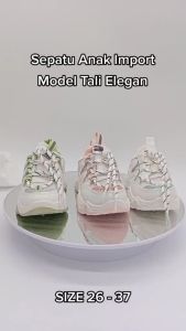 Sepatu Sneakers Anak Laki-Laki Dan Perempuan Import Model Tali Sepatu