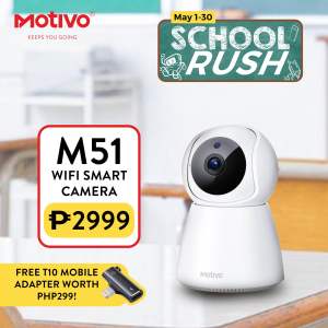 Motivo M51 WiFi Smart Camera – Wireless HD Security Camera with Night Vision & Motion Detection